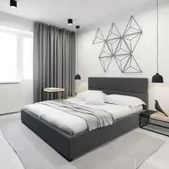 GENERICO - Cama Box Tarima Magic Grafito King La Industria