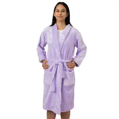 GENERICO - Bata Polar Mujer Seduction Premium Lilac
