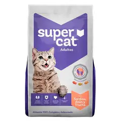 SUPERCAT - Comida para Gatos Adulto de Sardina y Trucha 9kg