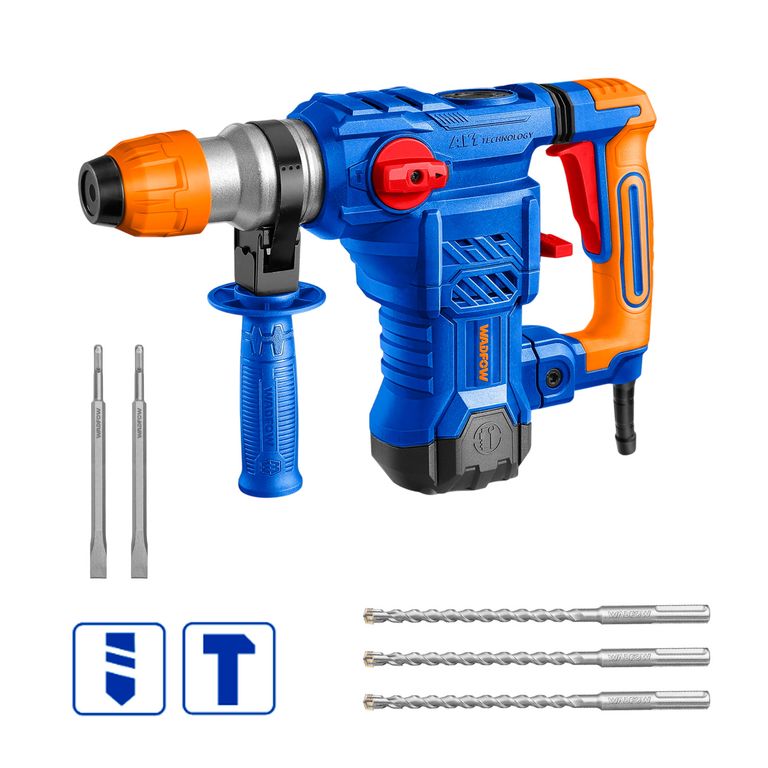 Rotomartillo Eléctrico Sds Plus + Brocascinceles 1500w