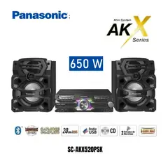 PANASONIC - MINICOMPONENTE SC-AKX520PSK 650W