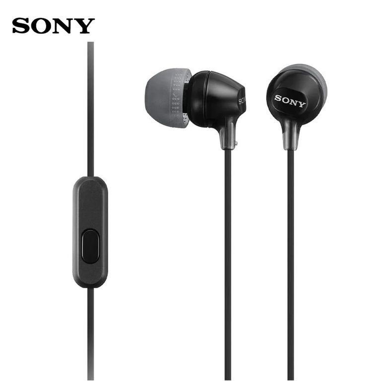 Audífonos In Ear MDR-EX15AP Micrófono Conector 3.5 mm Negro