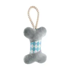 HUNTER - Juguete para Perro Salima Bone Gris