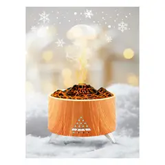 GENERICO - Difusor De Aceites Esenciales Humidificador Efecto Volcán