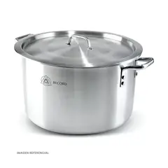 RECORD - Olla Acero Inoxidable Con Tapa Paila N°40 Gris