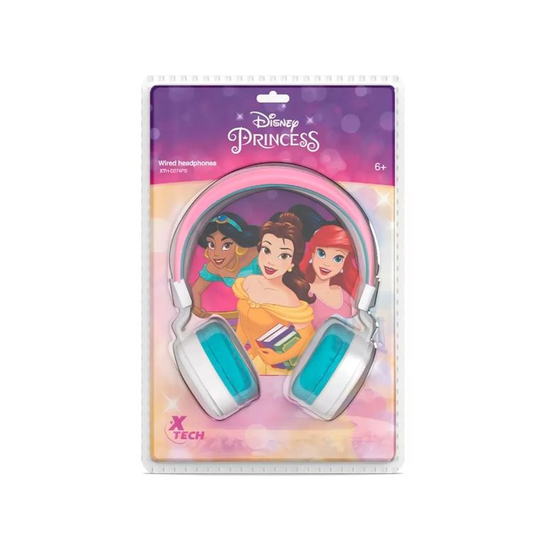 Audifono CMicrof Princess Plegable 35mm WhiteRose