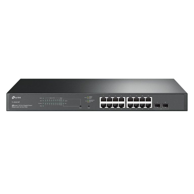 Switch Inteligente Gigabit 18 Puertos 16 Poe+ TL- SG2218P Tp- link