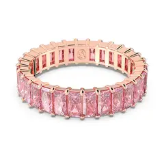 SWAROVSKI - Anillo Matrix Talla Baguette Rosa Baño Tono Rosa 5648286