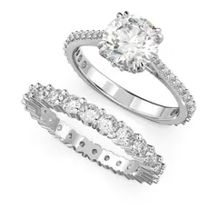 SWAROVSKI - Anillo Constella Conjunto 2 Talla Rodio 5649215