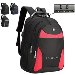 OEM - Mochila Universitario Escolar Juvenil PortaLaptop y Clave Seguridad