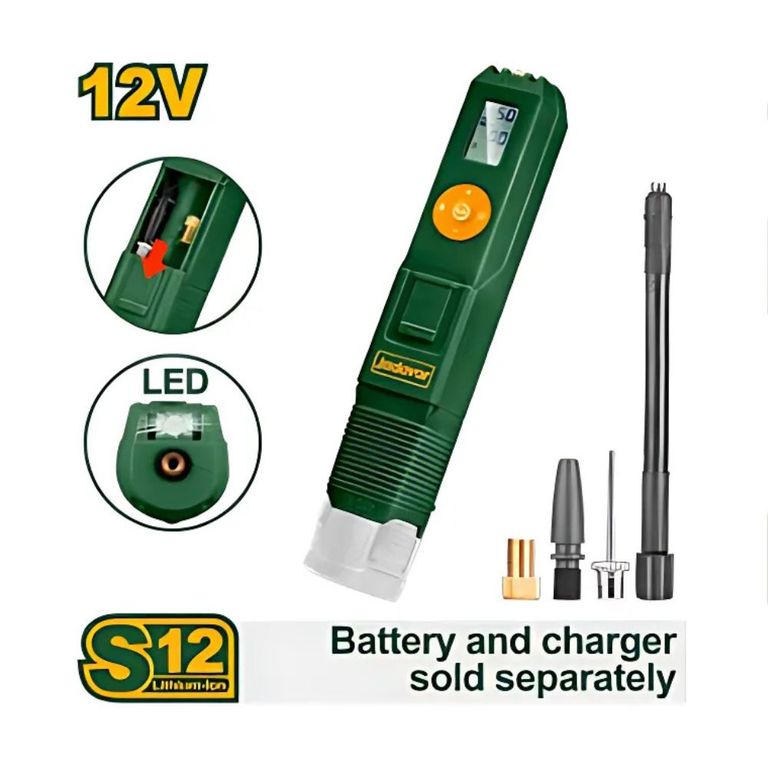 Minicompresor de Aire LI-ION 12V 150PSI 11BAR + Accesorios