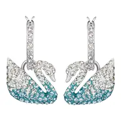 SWAROVSKI - Aros Iconic Swan Multicolor Baño De Rodio 5512577