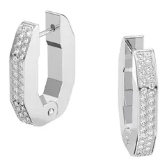 SWAROVSKI - Aros De Aro Dextera Octogonal Blanco Joya Original 5618307
