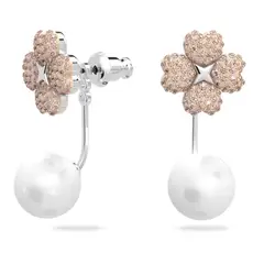 SWAROVSKI - Aros Ear Jacket Latisha Flor Baño De Rodio 5636486