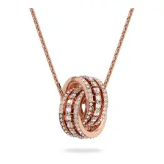 SWAROVSKI - Colgante Further Blanco Baño En Tono Oro Rosa 5419853