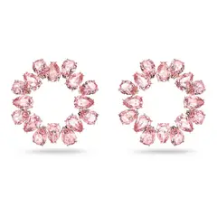 SWAROVSKI - Pendientes De Aro Millenia Cristales De Talla Rosa 5614932