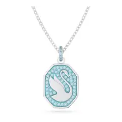 SWAROVSKI - Colgante Signum Cisne Azul Baño De Rodio 5628546