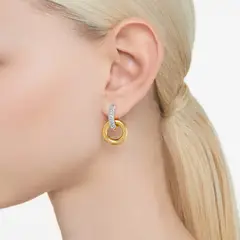 SWAROVSKI - Pendientes De Aro Dextera Bucle Entrelazado Oro 5668818