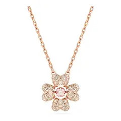 SWAROVSKI - Colgante Idyllia Trébol Blanco Baño Tono Oro Rosa 5674211