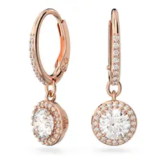 SWAROVSKI - Pendientes Constella Talla Redonda Pavé Rosa 5638769