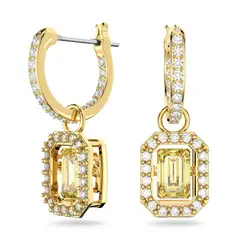 SWAROVSKI - Pendientes Millenia Talla Octogonal Amarillos Oro 5641169