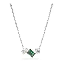 Swarovski - Colgante Mesmera Tallas Mixtas Verde Baño Rodio 5668278