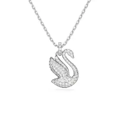 SWAROVSKI - Colgante Iconic Swan Cisne Mediano Blanco Rodio 5647872