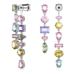SWAROVSKI - Pendientes Gema Diseño Asimétrico Tallas Rodio 5656417