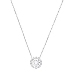 SWAROVSKI - Collar Sparkling Dance Round Blanco Baño De Rodio 5286137