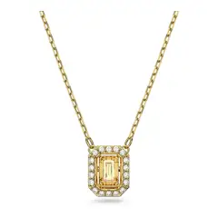 SWAROVSKI - Collar Millenia Circonita Cuadrada Amarillo Oro 5598421
