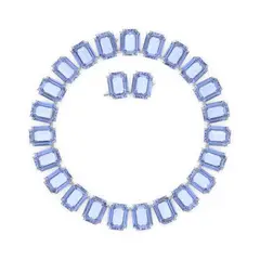 SWAROVSKI - Collar Millenia Cristales Talla Octagonal - Azul 5609703