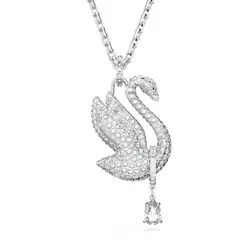 SWAROVSKI - Collar Iconic Swan Cisne Largos Blanco Rodio 5647546