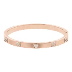 SWAROVSKI - Pulsera Tactic Blanco Baño En Tono Oro Rosa 5098368