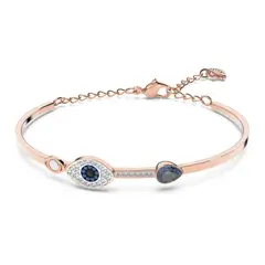 SWAROVSKI - Pulsera Duo Evil Eye Azul Mezcla De Baños 5171991