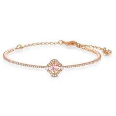 SWAROVSKI - Pulsera Sparkling Dance Rosa Baño Tono Oro Rosa 5516476