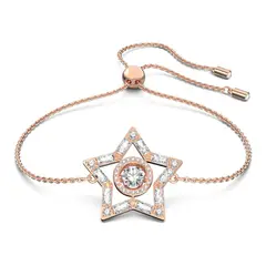 SWAROVSKI - Pulsera Stella Blanco Baño Tono Oro Rosa 5617882
