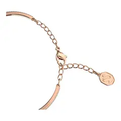 SWAROVSKI - Pulsera Sparkling Dance Morado Baño Tono Oro Rosa 5620554