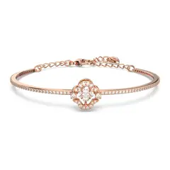 SWAROVSKI - Pulsera Sparkling Dance Blanco Baño Tono Oro Rosa 5642925