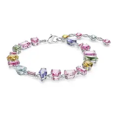 SWAROVSKI - Pulsera Gema Tallas Mixtas Multicolor Baño Rodio 5656427
