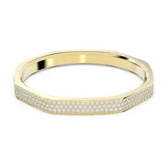 SWAROVSKI - Pulsera Dextera Forma Octagonal Blanco Baño Oro 5656845