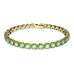 SWAROVSKI - Pulsera Matrix Tennis Talla Redonda Mediana Oro 5658848
