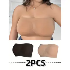 GENERICO - Top Corto Sujetador Con Costura Brasier