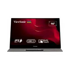 VIEWSONIC - MONITOR TÁCTIL ULTRALIGERO 16 IPS FHD HDMI parlantes ideal oficina viajes