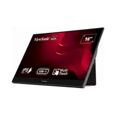 VIEWSONIC - MONITOR TÁCTIL ULTRALIGERO 16 IPS FHD HDMI parlantes ideal oficina viajes