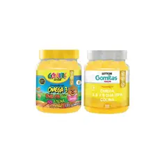 GENERICO - PACK 2 GOMITAS OMEGA 3 NIÑOS + OMEGA 3 ADULTO 260 UND