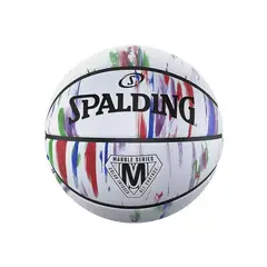 SPALDING - Pelota Basketball Unisex Marble Series Rainbow SZ7