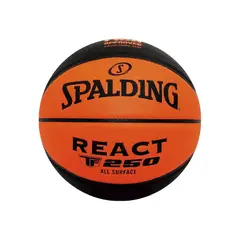 SPALDING - Pelota Basketball Unisex TF-250 React Sz7 Fiba Bicolor