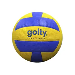 GOLTY - Pelota Volleyball Unisex Competencia Pvc Azul Amarillo 5