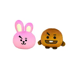 GENERICO - Pack 2 Almohada Cojín Bts Bt21 Shooky Cooky