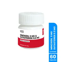 GENERICO - Minoxidil 5 Mg & Dutasteride 05 Mg X 60 Caps Dermo Sumak